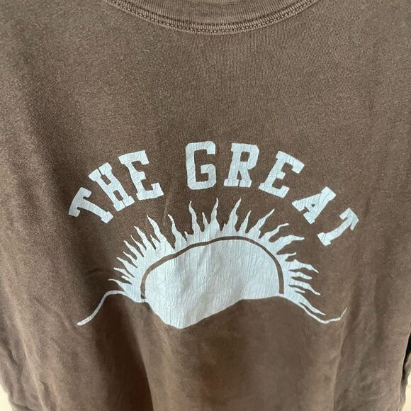 The Great. Grey Blue Sunrise Tshirt - Picture 5 of 7